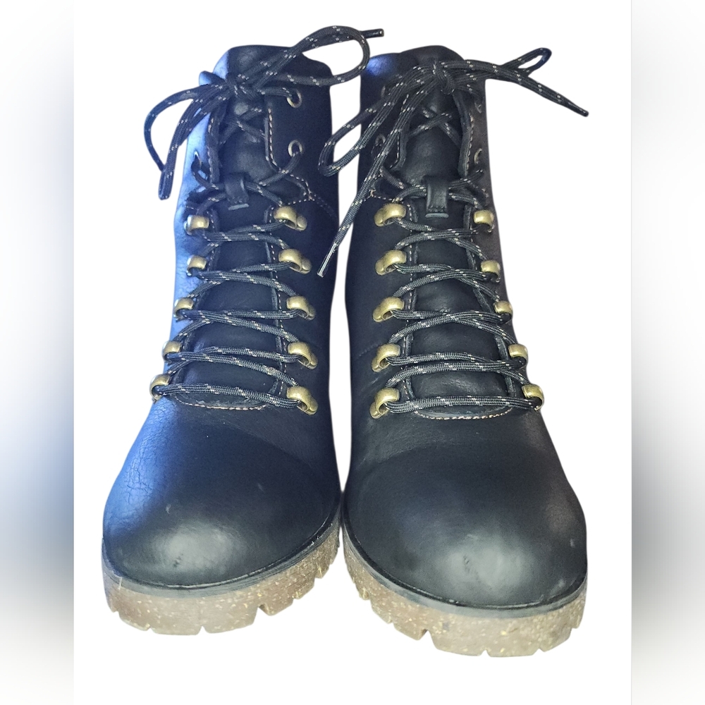 Kork-Ease Erica Lace Up Ankle Boots, Womens 9.5 - Picture 3 of 10